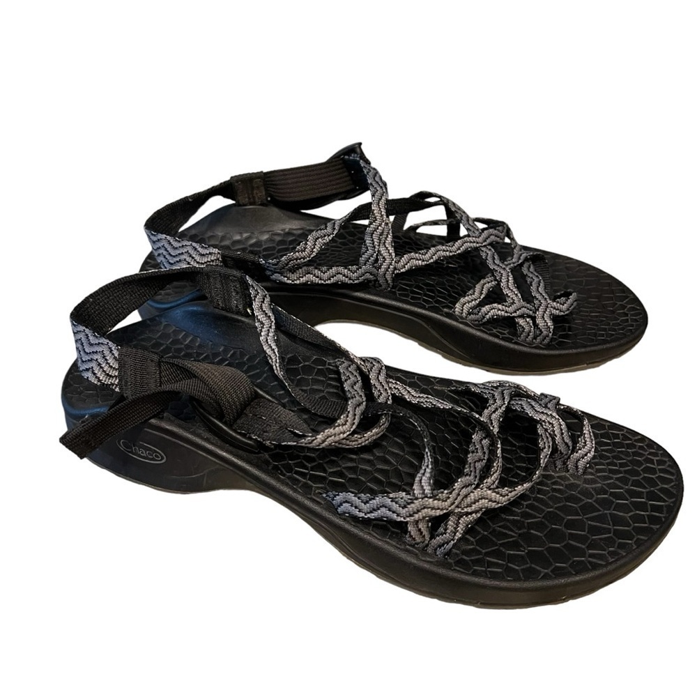 Chaco Sandals Women’s 11 Outdoor Black And Gray Wave Updraft EcoTread‎ X2